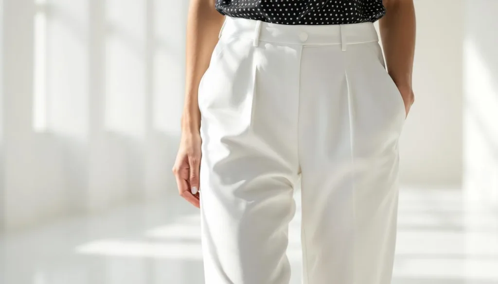 ines de la fressange wybrała białe spodnie na pokazie chanel - efekt zachwyca swoim eleganckim i ponadczasowym stylem.