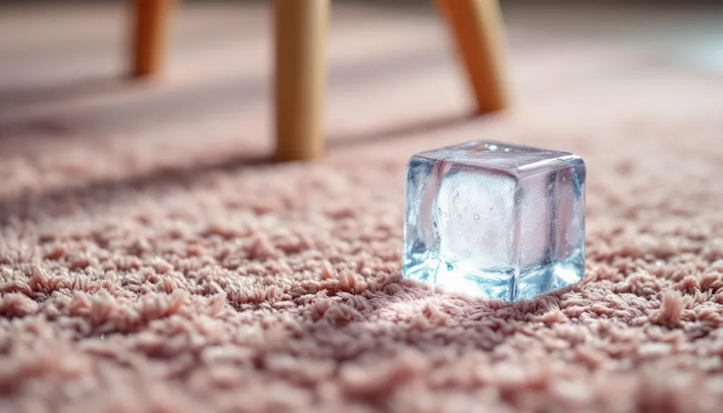 dowiedz się, jak kostka lodu może szybko i skutecznie usunąć wgniecenia po meblach z dywanu w zaledwie kilka minut. prosty sposób na odświeżenie wyglądu twojego dywanu!