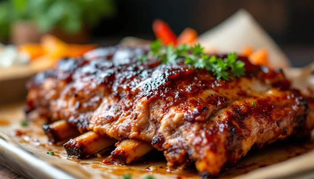 dowiedz się, jak przygotować miękkie i soczyste żeberka w piekarniku, które same odchodzą od kości, bez konieczności marynowania. prosty przepis na pyszne danie.