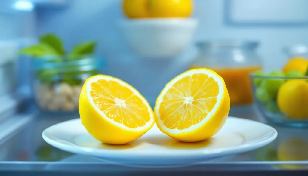 dowiedz się, jak prosty trik z cytryną może skutecznie usunąć nieprzyjemny zapach z lodówki już w jedną noc. naturalny sposób na świeżość i czystość!