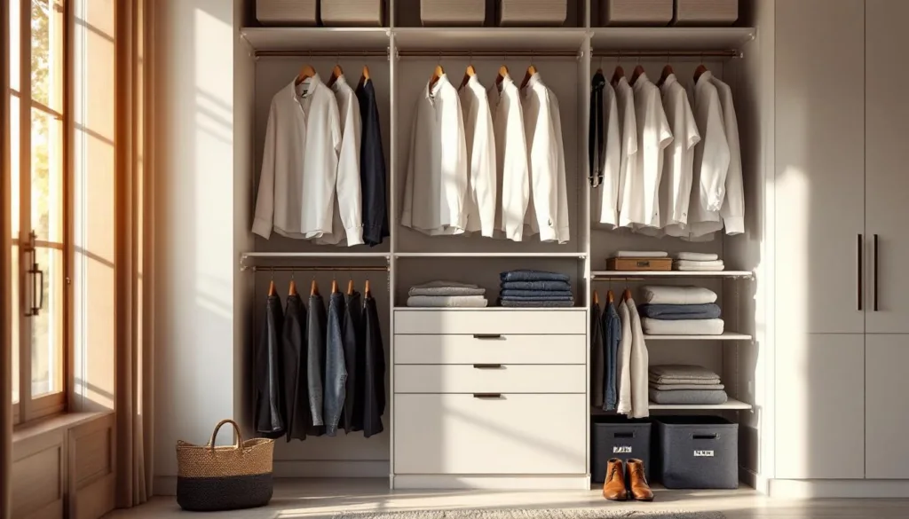 dowiedz się, jak prosty trik z szafą na ubrania pomoże ci zaoszczędzić czas i wprowadzić porządek w codziennym życiu. praktyczne porady dla lepszej organizacji garderoby.