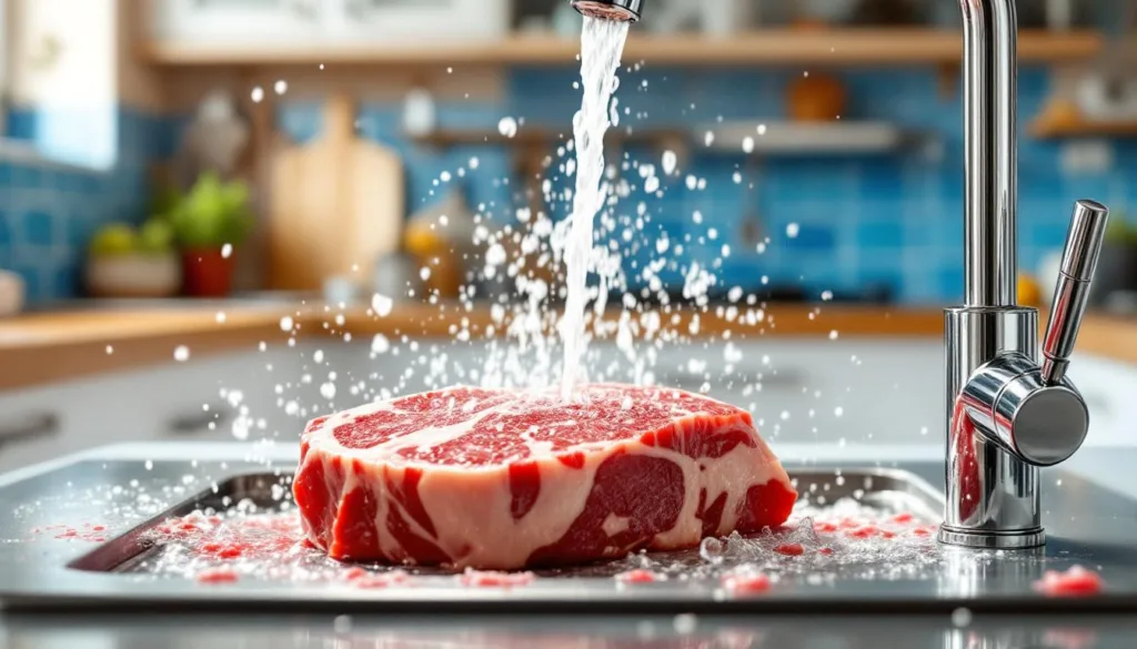 myjesz mięso pod kranem przed smażeniem? dowiedz się, jak to może rozprzestrzeniać bakterie w kuchni i jakie są bezpieczne metody przygotowywania mięsa.