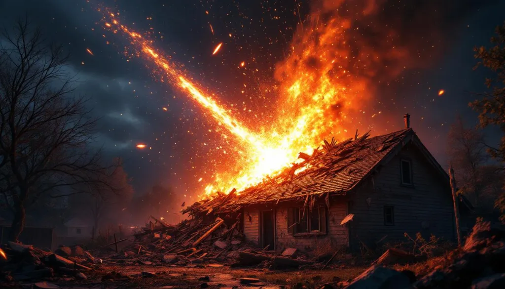 ten niezwykły bolid kosmiczny, który przebił dach, nie jest ufo ani gwiazdą. poznaj fascynującą historię deszczu odłamków, które pozostawił po sobie.