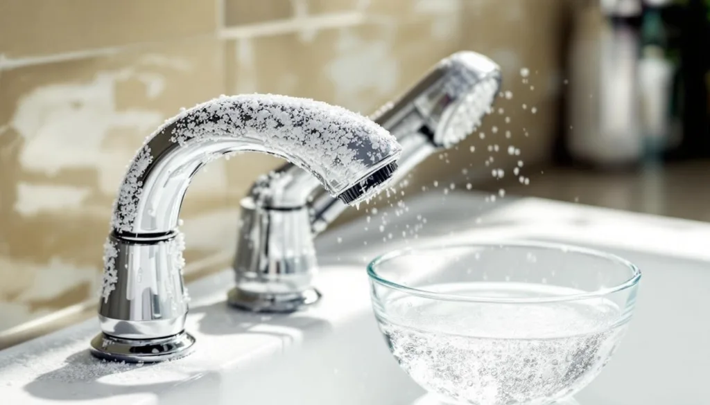 odkryj skuteczny trik z octem, który usuwa kamień z kranów i prysznica bez użycia pasty czy szczotki. łatwe i szybkie rozwiązanie na czyste armatury.