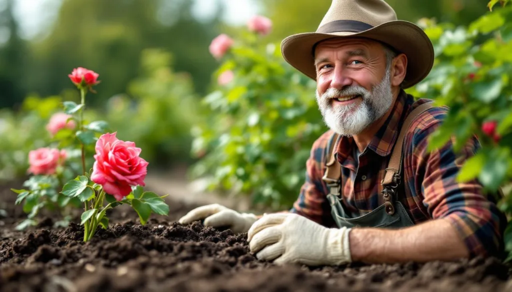 ogródnik wyjaśnia, dlaczego niektórzy sadzą czosnek obok róż, aby chronić rośliny i poprawić ich wzrost.