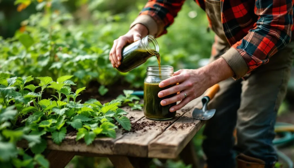 ogrodnik zdradza, jak naturalna gnojówka z pokrzywy może skutecznie wzmacniać i odżywiać twoje rośliny, zapewniając im zdrowy wzrost i ochronę przed chorobami.