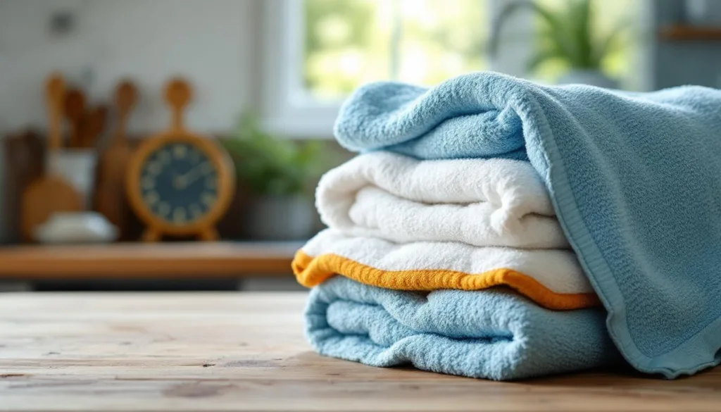 przetestowałem tę metodę na ręcznikach kuchennych i byłem zaskoczony rezultatami. sprawdź, jak łatwo odświeżyć i oczyścić swoje ręczniki dzięki prostym trikom.