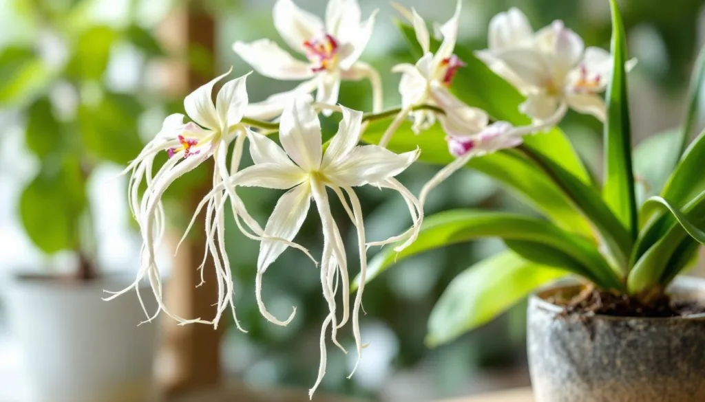 dowiedz się, kiedy najlepiej przesadzać storczyki, zwłaszcza gdy korzenie powietrzne rosną poza doniczką. praktyczne porady dla miłośników roślin.