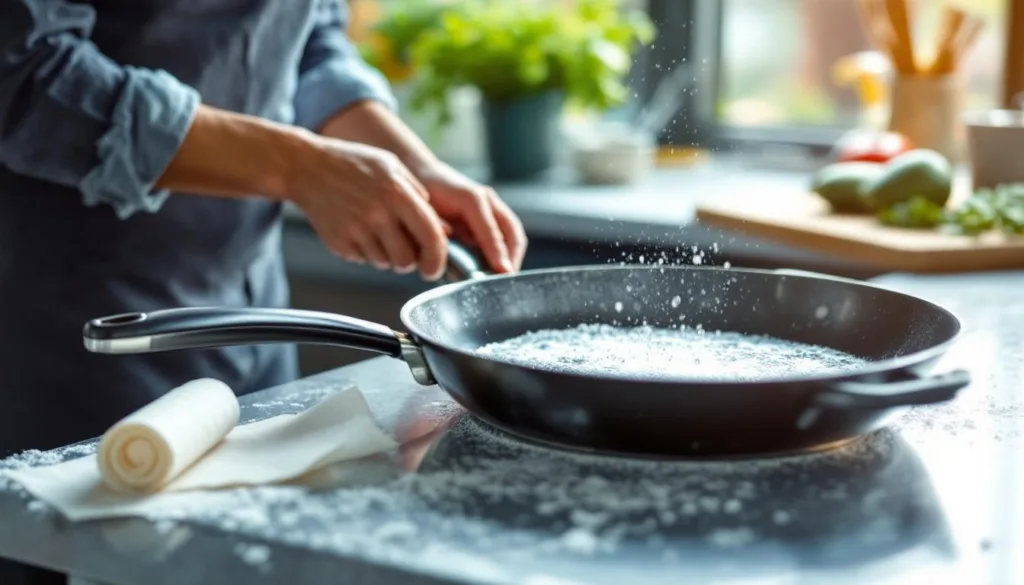odkryj prosty trik z papierem do pieczenia, który sprawi, że twoja patelnia będzie wyglądać jak nowa! łatwy i skuteczny sposób na odświeżenie twojego sprzętu kuchennego.