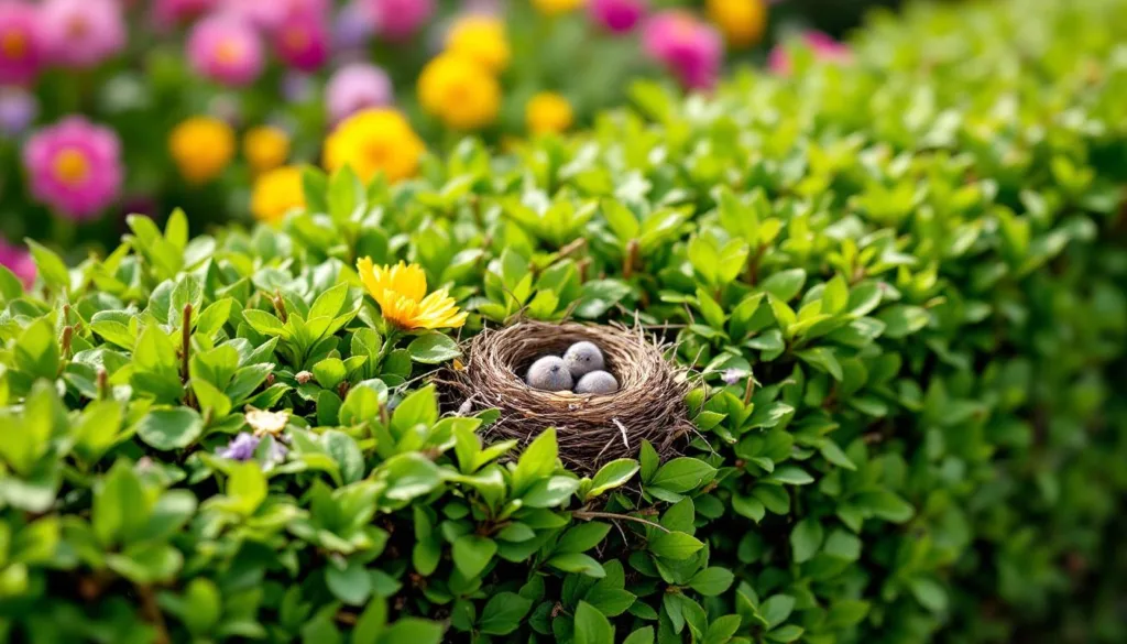 wiosenne przycinanie żywopłotów może zniszczyć ptasie gniazda w ogrodzie. dowiedz się, jak chronić ptaki podczas pielęgnacji zieleni.