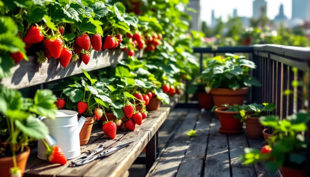 dowiedz się, jak uprawiać słodkie i duże truskawki na balkonie, które będą równie pyszne jak te ze sklepu. praktyczne porady i sprawdzone metody pielęgnacji.