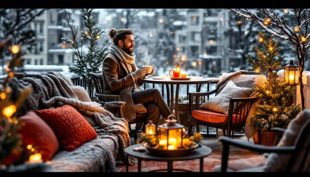 mały balkon jak dodatkowy salon: 6 sprytnych sposobów na korzystanie z balkonu przez cały rok, nawet zimą. odkryj praktyczne pomysły na ciepłe i przytulne miejsce na świeżym powietrzu.